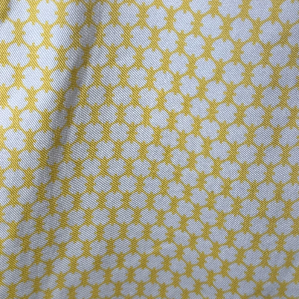J. Crew Yellow White City‎ Fit Stretch Cropped Pant Womens size 6